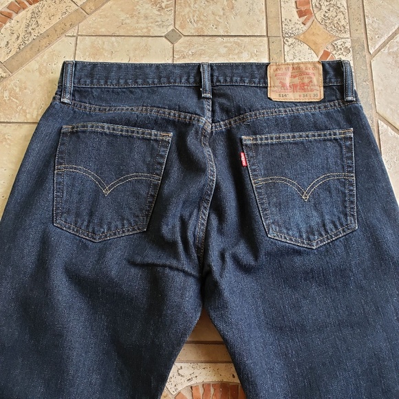 LEVI'S MEN'S 514 STRAIGHT JEANS:PRE-OWNED 34 X 30 (PAIR #2) - Picture 12 of 14